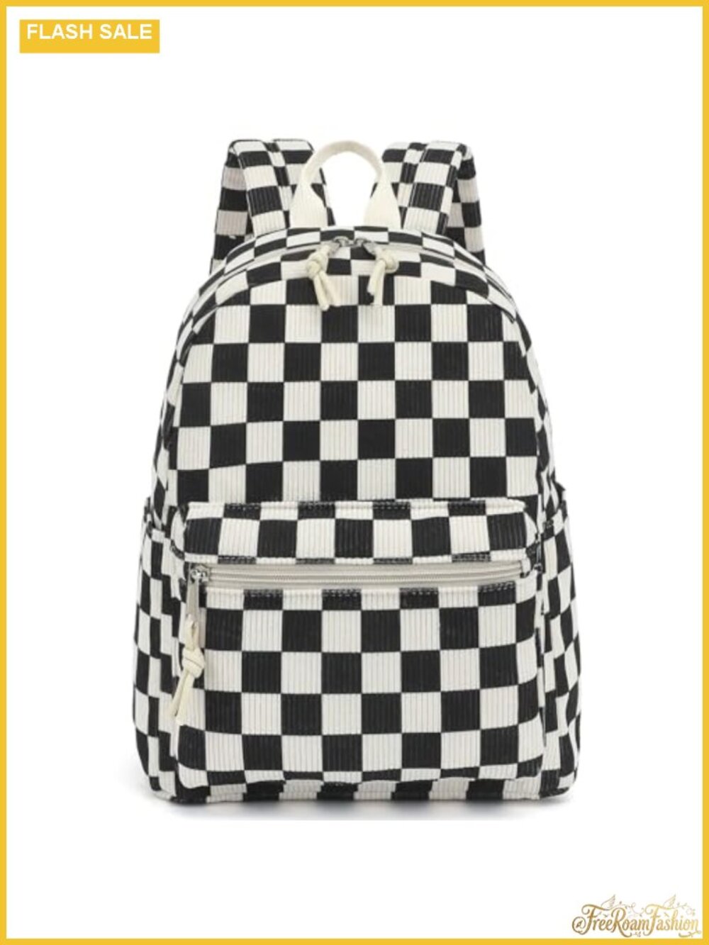 Corduroy Mini Backpack Purse Fashion Small Casual Daypack Travel School Bag